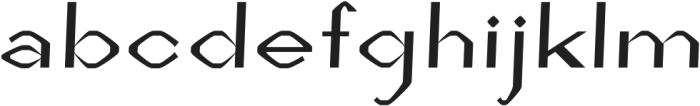 Frame regular otf (400) Font LOWERCASE