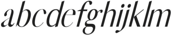 France Italic otf (400) Font LOWERCASE