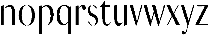 France Regular otf (400) Font LOWERCASE