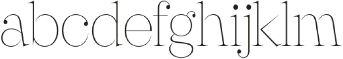 Franche Regular otf (400) Font LOWERCASE