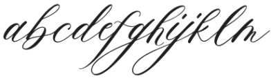 Franchesca Regular otf (400) Font LOWERCASE