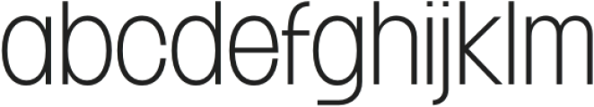 Franie Condensed ExtraLight otf (200) Font LOWERCASE