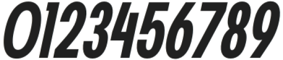 Franie ExtraCondensed SemiBold Italic otf (600) Font OTHER CHARS