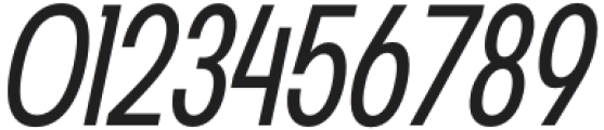Franie ExtraCondensed SemiLight Italic otf (300) Font OTHER CHARS