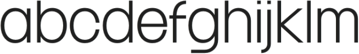 Franie SemiCondensed Light otf (300) Font LOWERCASE