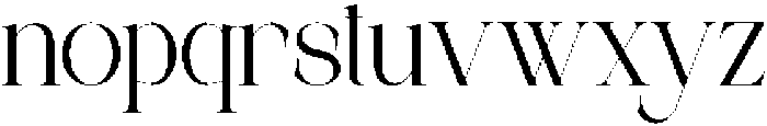 Franiva Regular otf (400) Font LOWERCASE