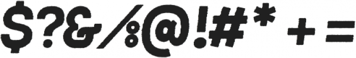 Frank Black Oblique Rough otf (900) Font OTHER CHARS