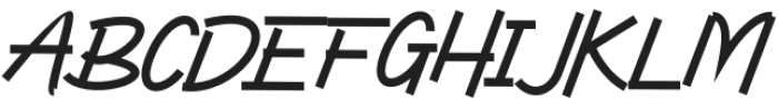 Frank Ghoes Regular otf (400) Font UPPERCASE