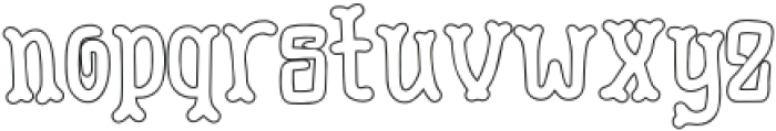 Franken Witch Outline otf (400) Font LOWERCASE