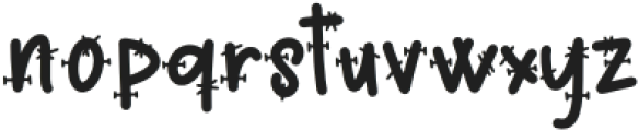 Frankenstina - A Display Sans Regular otf (400) Font LOWERCASE