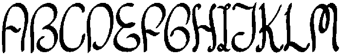 Frankfurt Regular otf (400) Font UPPERCASE