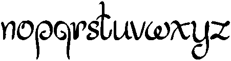 Frankfurt Regular otf (400) Font LOWERCASE