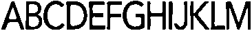 Frankie Crowley Sans Condensed otf (400) Font UPPERCASE