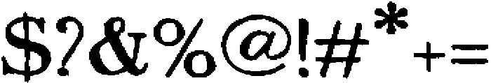 Frankie Crowley Serif Bold otf (700) Font OTHER CHARS