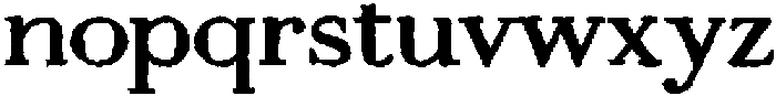 Frankie Crowley Serif Bold otf (700) Font LOWERCASE