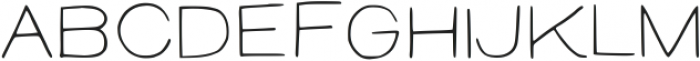 Franklin Thin Regular otf (100) Font LOWERCASE