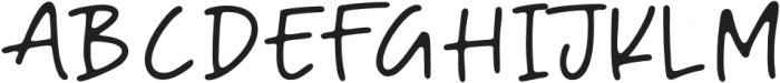 FranklinNotes-Regular otf (400) Font UPPERCASE