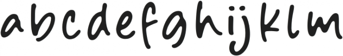 FranklinNotes-Regular otf (400) Font LOWERCASE