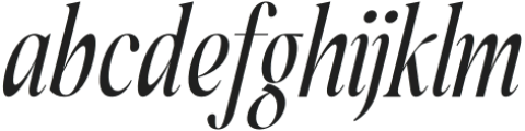 Franlest Dreaming Italic otf (400) Font LOWERCASE