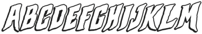 Frantic73 ShadowBox otf (400) Font LOWERCASE