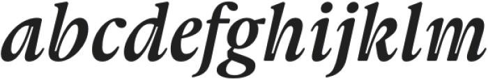 Frasha Italic otf (400) Font LOWERCASE