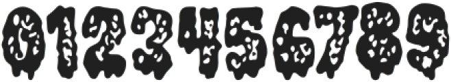 Freaky Zombie Regular otf (400) Font OTHER CHARS