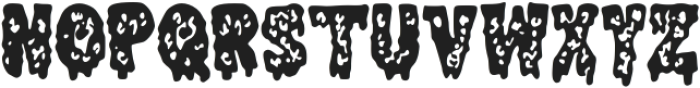 Freaky Zombie Regular otf (400) Font UPPERCASE