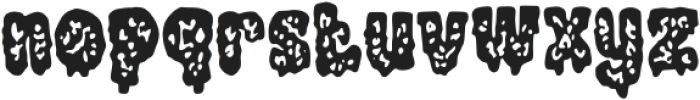 Freaky Zombie Regular otf (400) Font LOWERCASE