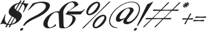 Freco Italic otf (400) Font OTHER CHARS