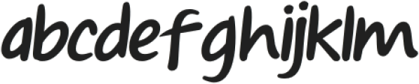 Frecobar Regular otf (400) Font LOWERCASE