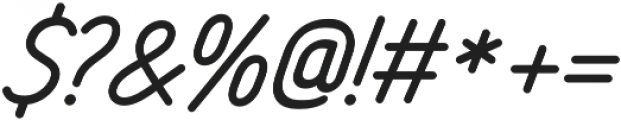 Freeday Sans Oblique otf (400) Font OTHER CHARS
