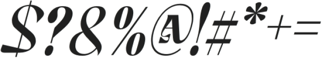 Freedom Changes Regular Italic otf (400) Font OTHER CHARS