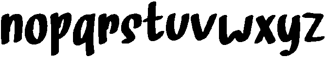 Freedom Regular otf (400) Font LOWERCASE