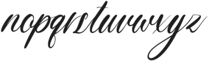 FreehandFlair otf (400) Font LOWERCASE