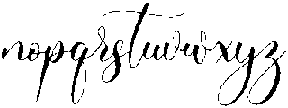Freelove otf (400) Font LOWERCASE