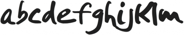 Freewill-Regular otf (400) Font LOWERCASE