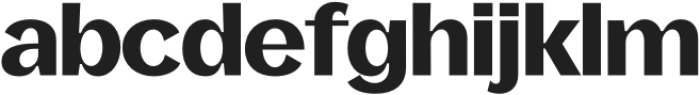 Fregan Sans Bold otf (700) Font LOWERCASE