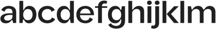 Fregan Sans otf (400) Font LOWERCASE