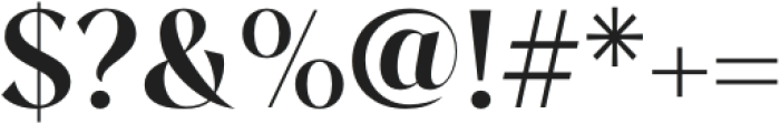 Fregan Serif otf (400) Font OTHER CHARS