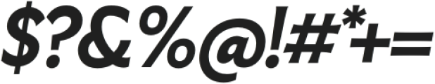 Freitag Medium Italic otf (500) Font OTHER CHARS