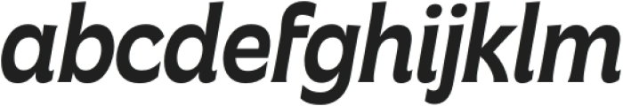 Freitag Medium Italic otf (500) Font LOWERCASE