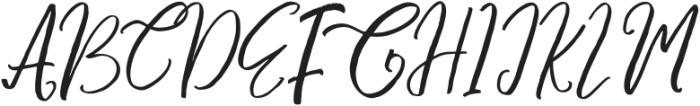 Frelline Script Italic Regular ttf (400) Font UPPERCASE