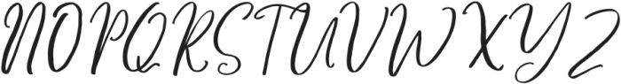 Frelline Script Italic Regular ttf (400) Font UPPERCASE