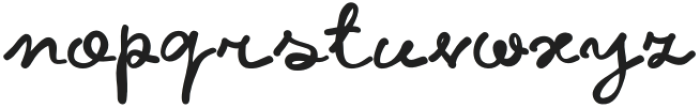 French Aperitif Script otf (400) Font LOWERCASE