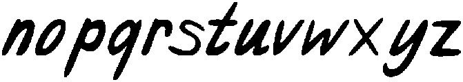 French Baguette Regular otf (400) Font LOWERCASE