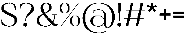 French Clover Regular otf (400) Font OTHER CHARS
