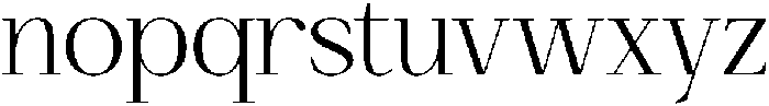 French Clover Regular otf (400) Font LOWERCASE