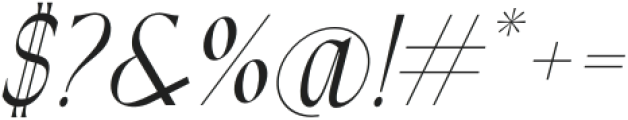 French Flair Italic Regular otf (400) Font OTHER CHARS