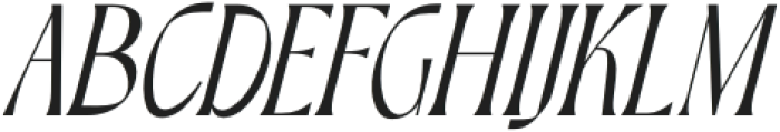 French Flair Italic Regular otf (400) Font UPPERCASE