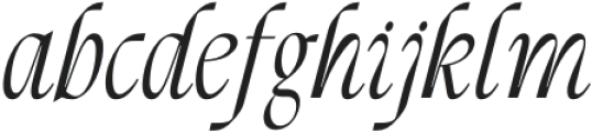 French Flair Italic Regular otf (400) Font LOWERCASE